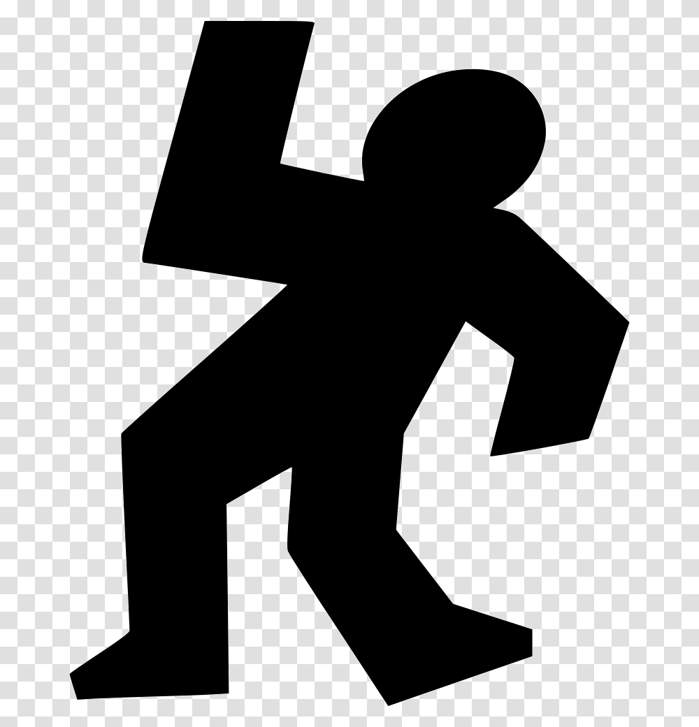 Dead Body Icon Free Download, Pedestrian, Sign, Cross Transparent Png