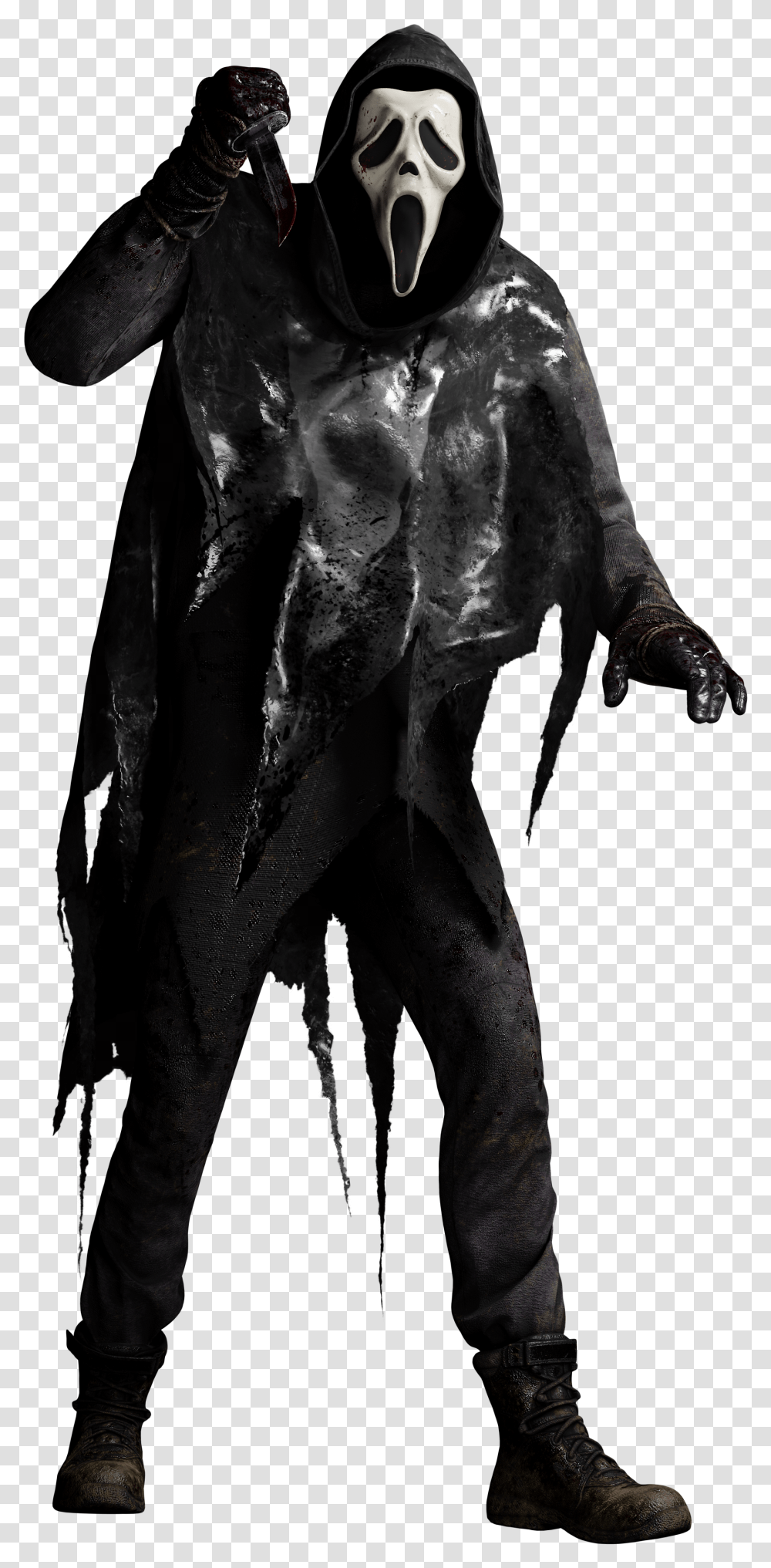 Dead By Daylight Ghostface New Skin, Person, Long Sleeve, Sculpture Transparent Png