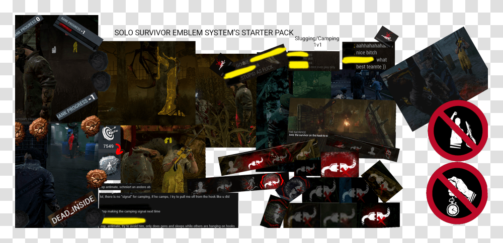Dead By Daylight Starter Pack, Person, Arcade Game Machine, Lab, Quake Transparent Png
