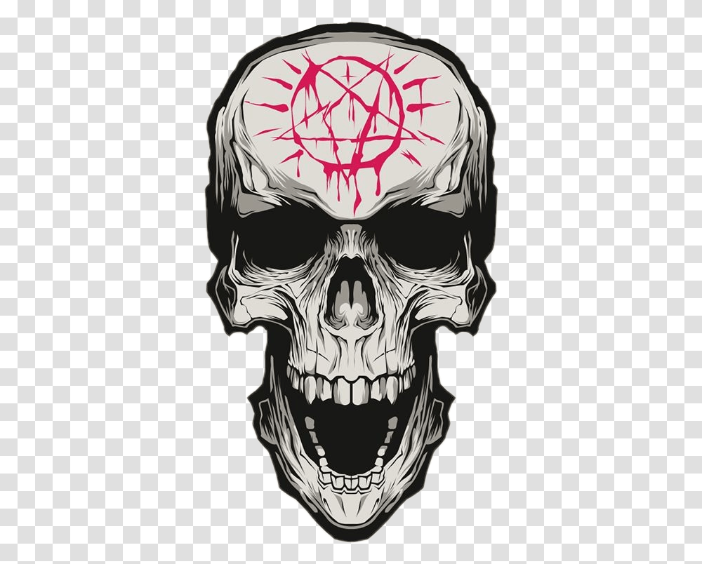 Dead Death Skulls Satanism Satan, Stencil, Head, Mask Transparent Png