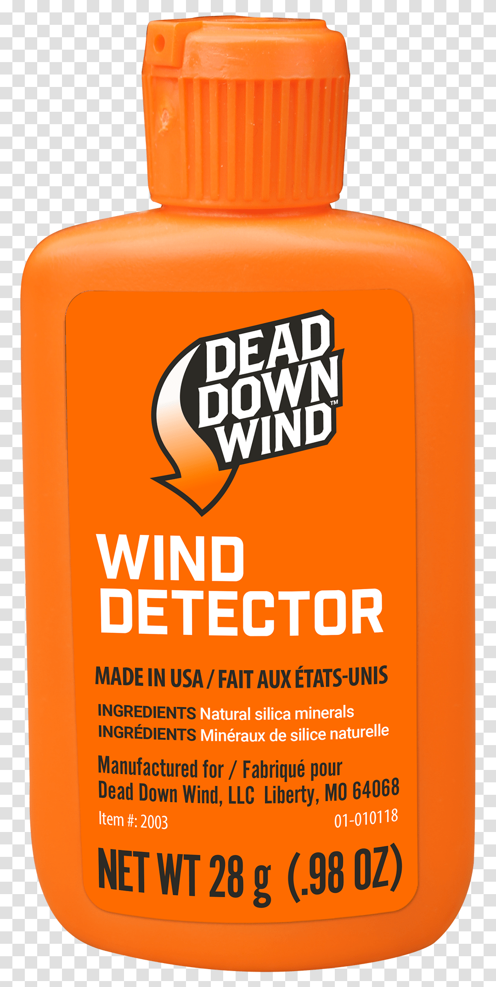 Dead Down Wind Wind Detector, Sunscreen, Cosmetics, Bottle Transparent Png