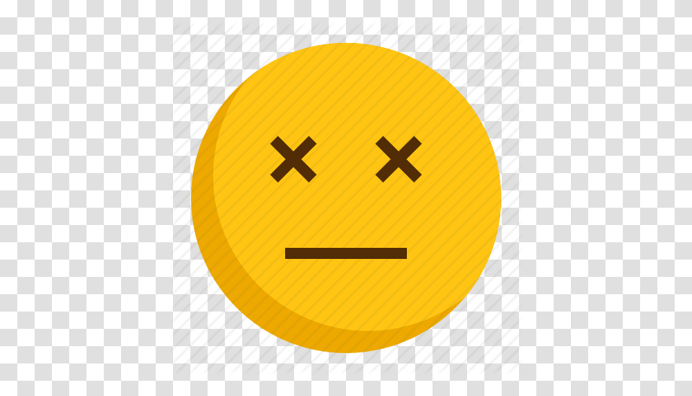 Dead Emoji Emoticon Icon, Treasure, Pac Man Transparent Png