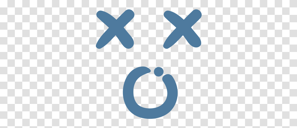 Dead Emoji Emoticon Tongue Free Icon Of Line Doodle Clip Art, Text, Alphabet, Symbol, Number Transparent Png