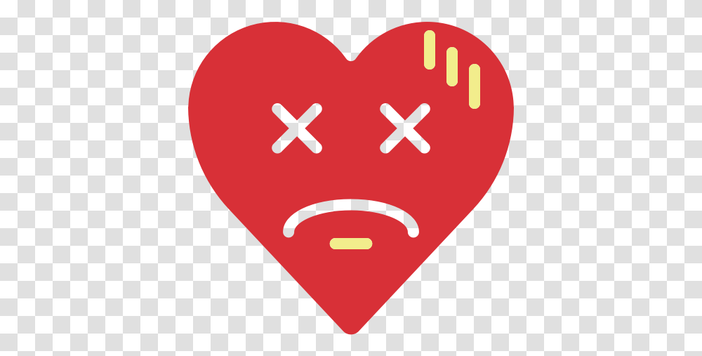 Dead Emoji Emotion Heart Kill Icon Heart, Pillow, Cushion, Interior Design, Indoors Transparent Png