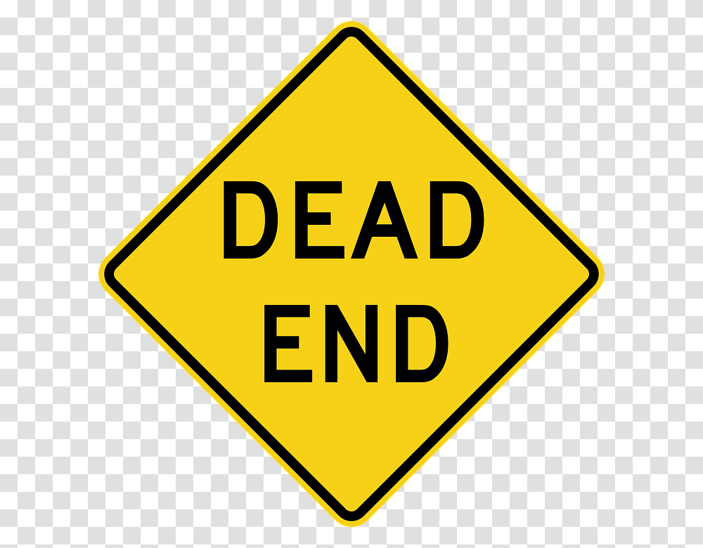 Dead End Road Sign Dead End Sign Cartoon, Stopsign Transparent Png