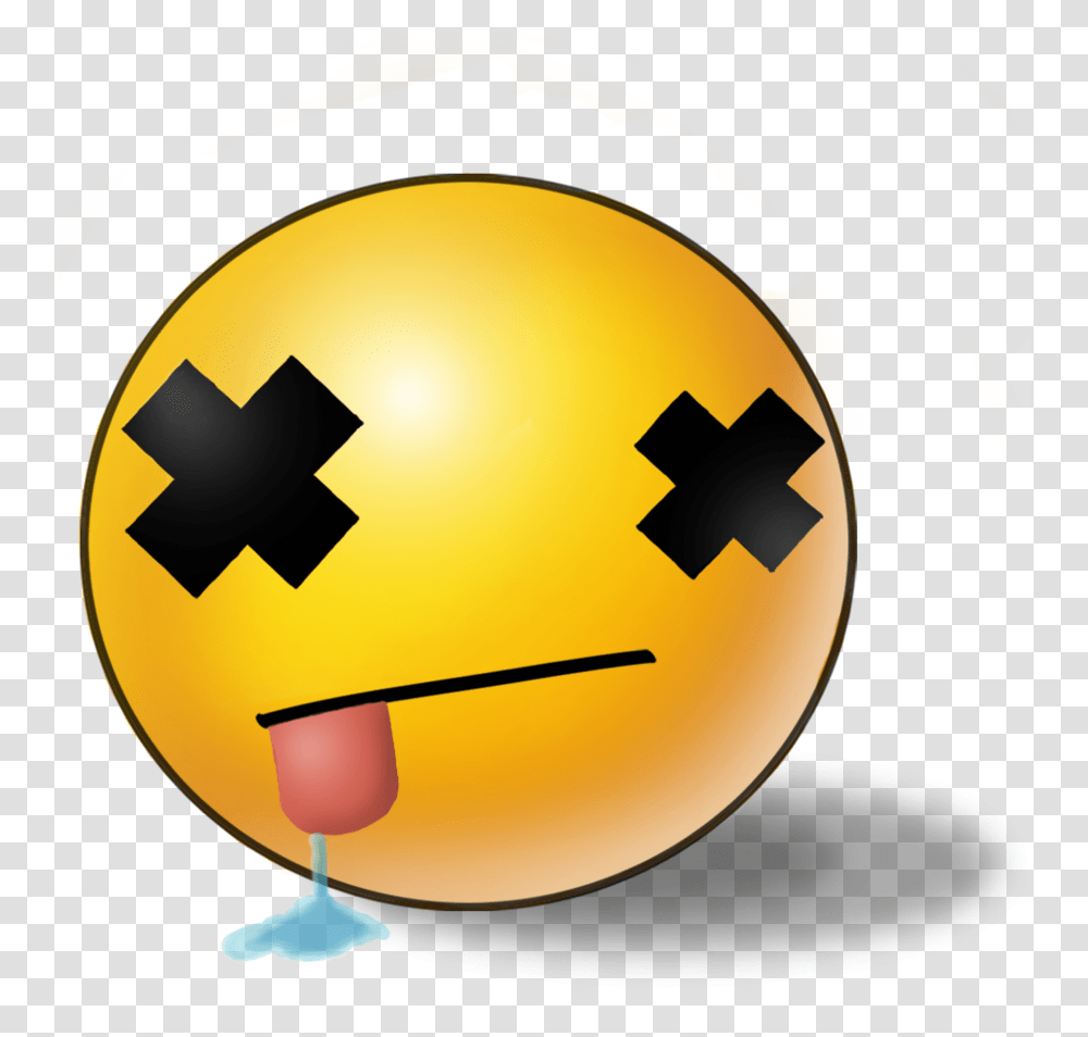 Dead Face Emoji, Pac Man, Balloon Transparent Png