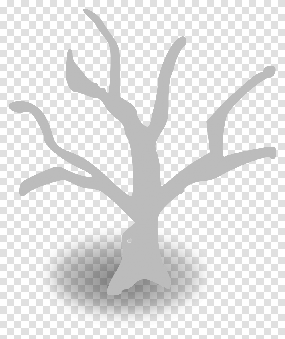 Dead Forest Clip Art Tree Graphic Organizer Template, Stencil, Plant, Antler Transparent Png