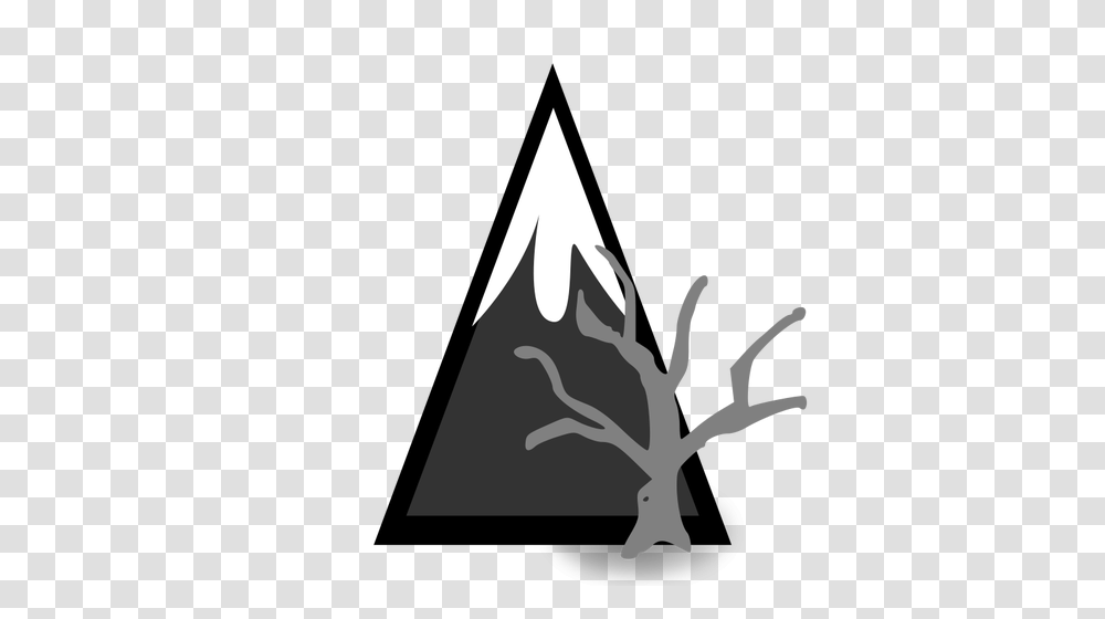 Dead Forest Mountain, Triangle, Stencil, Arrow Transparent Png