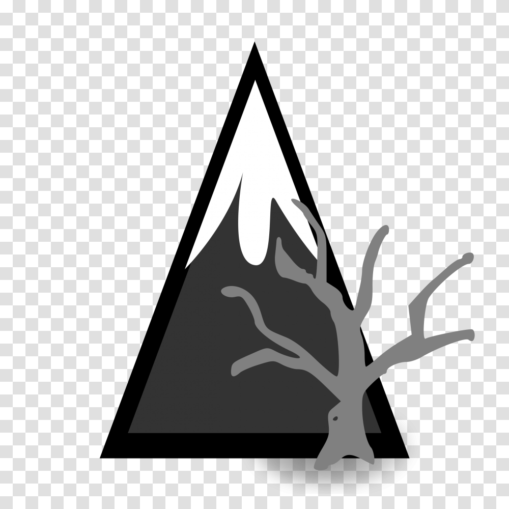 Dead Forest Mountans, Triangle, Stencil, Plant Transparent Png