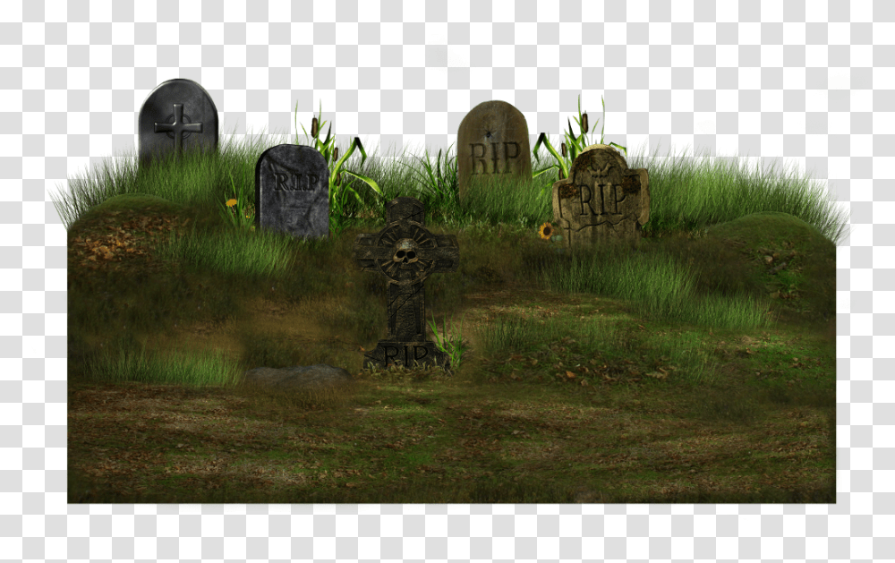 Dead Grass Graveyard, Tomb, Tombstone Transparent Png