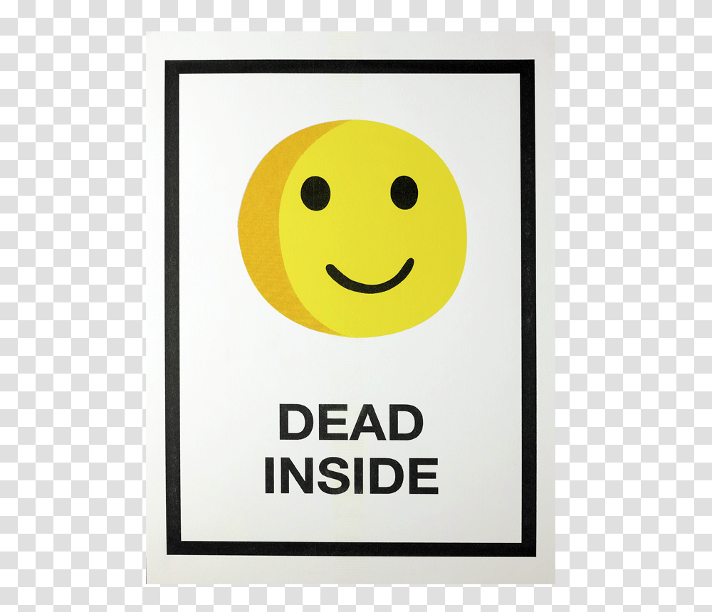 Dead Inside Print Existential Emoji Tictail, Logo, Trademark Transparent Png