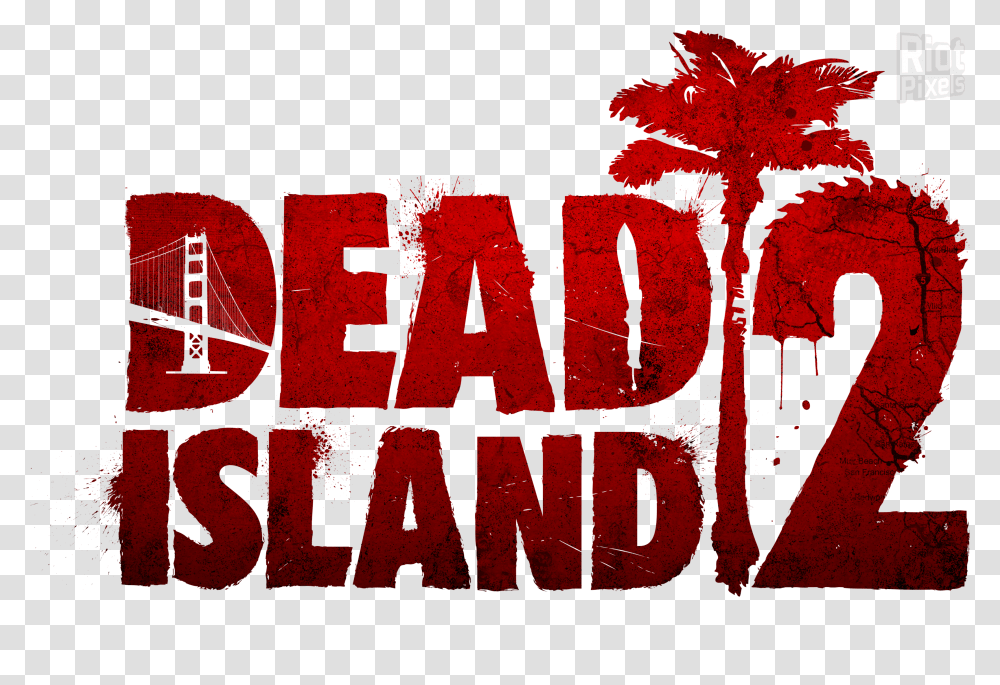 Dead Island 2 Logo Image With No Island, Text, Alphabet, Plant, Poster Transparent Png