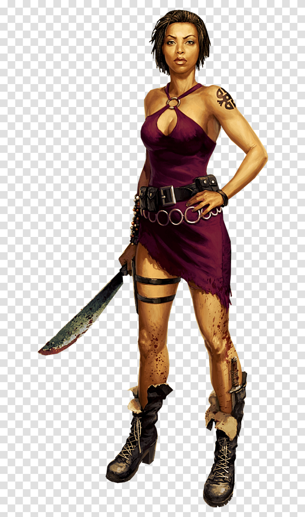 Dead Island Dead Island Female Character, Person, Costume, Weapon Transparent Png