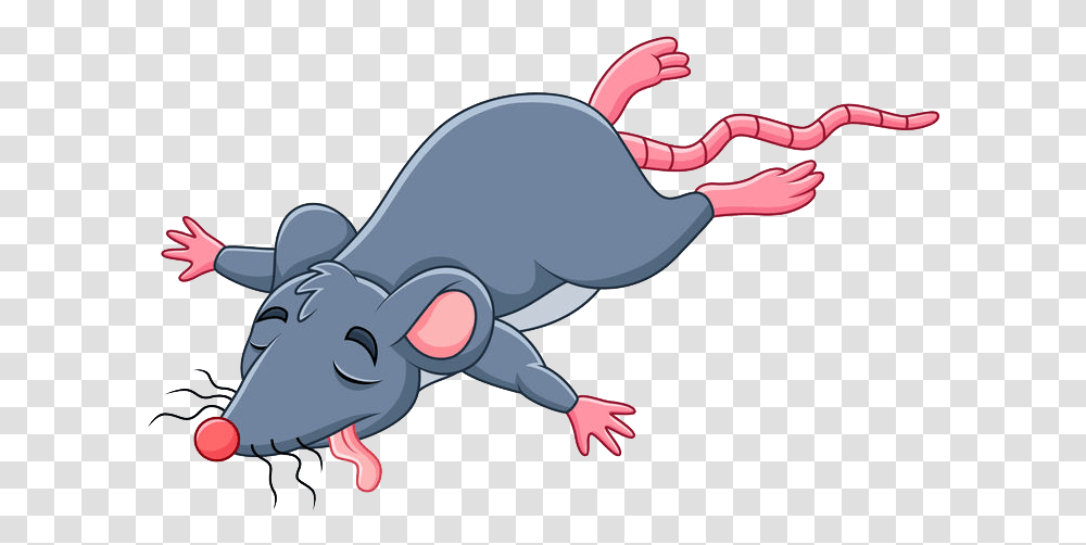 Dead Mouse Cartoon Clipart Download Dead Rat Clipart Free, Animal, Mammal, Wildlife, Mole Transparent Png