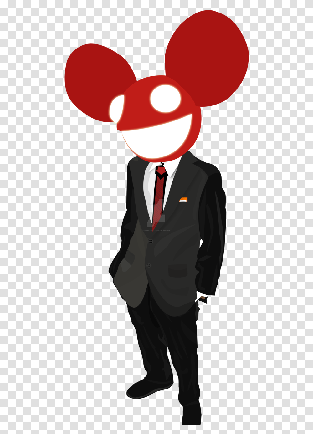 Dead Mouse Logo Deadmau5, Clothing, Suit, Overcoat, Tie Transparent Png