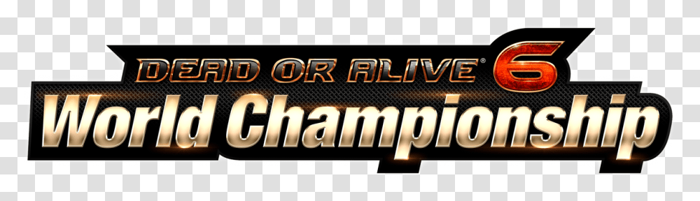 Dead Or Alive 6 World Championship, Word, Logo Transparent Png