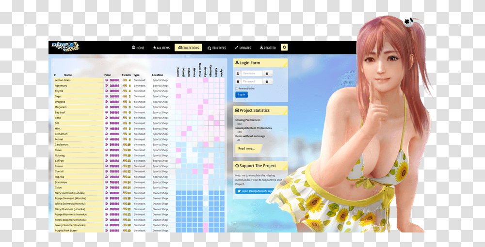 Dead Or Alive Xtreme 3 Scarlet Download Dead Or Alive Sexy Honoka, Person, Human, Page Transparent Png