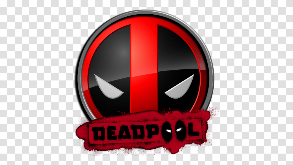 Dead Pool Icon 6869 Free Icons And Backgrounds Deadpool Game Logo, Symbol, Trademark, Star Symbol Transparent Png