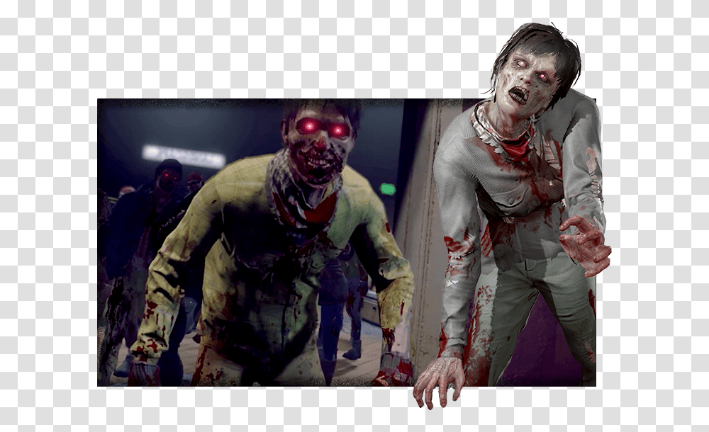 Dead Rising 2 Red Eyed Zombies, Person, Performer, Crowd, Festival Transparent Png