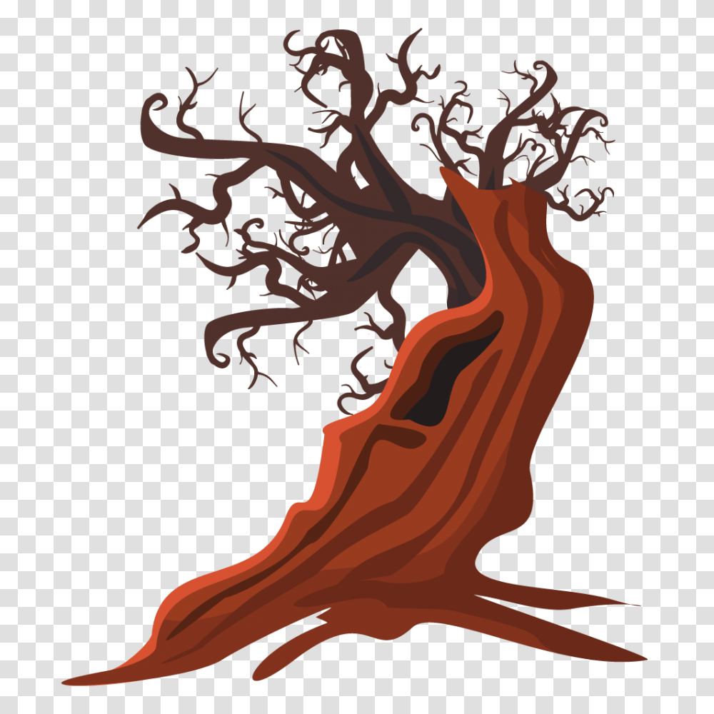 Dead, Root, Plant, Tree Transparent Png
