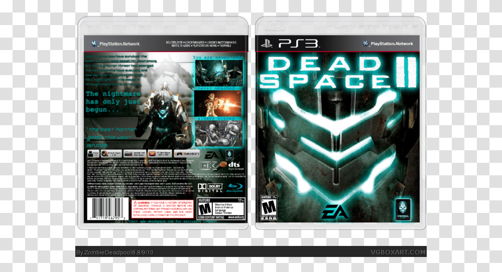 Dead Space 2 Box Art Cover Dead Space 2 Ps3 Cover, Mobile Phone, Electronics, Cell Phone, Toy Transparent Png