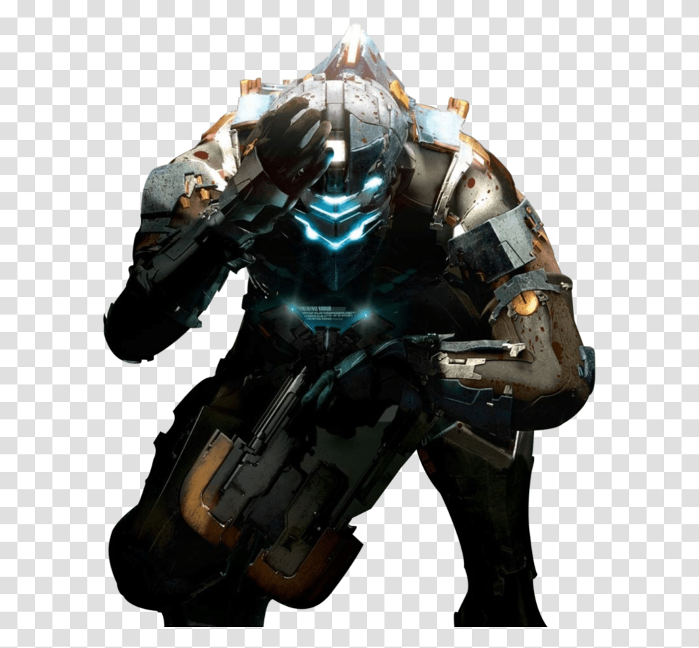 Dead Space 8 Image Dead Space 2 Cover Art, Halo, Helmet, Clothing, Apparel Transparent Png