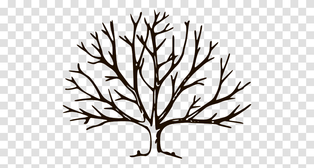 Dead Tree Clipart Empty, Plant, Leaf, Stencil, Silhouette Transparent Png