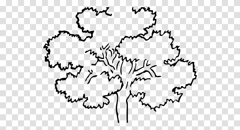 Dead Tree Clipart Old, Pattern, Ornament, Fractal, Snowflake Transparent Png