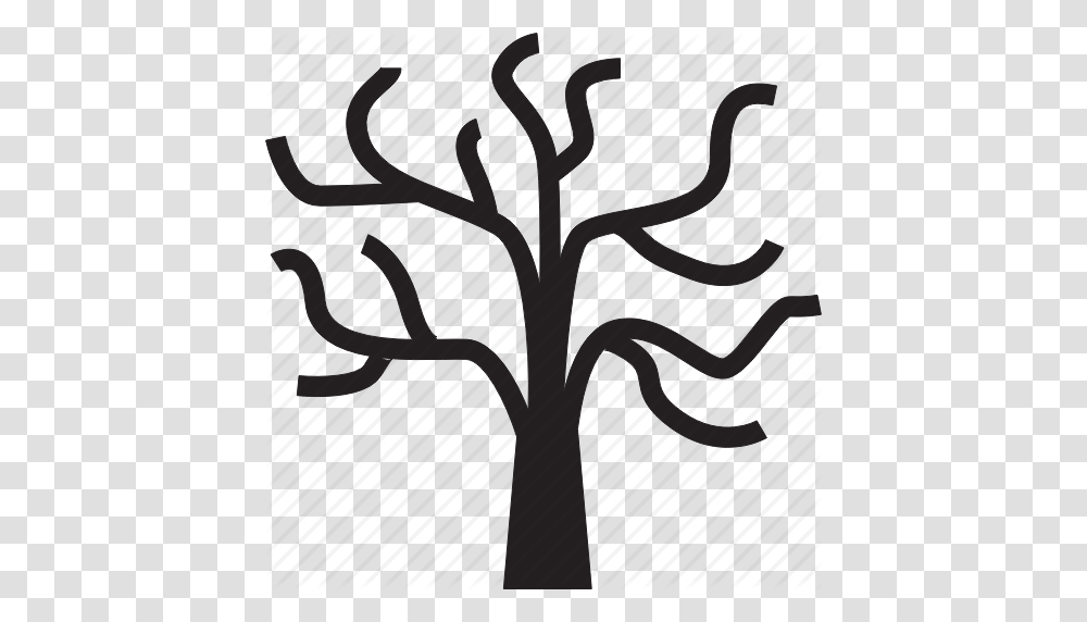 Dead Tree Icon, Plant, Stencil, Tree Trunk, Grain Transparent Png