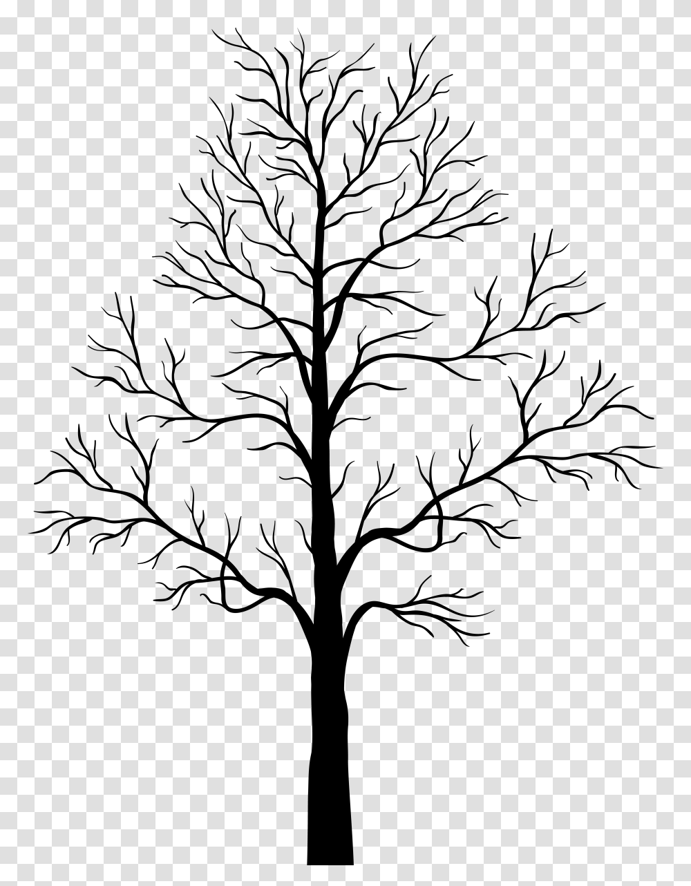 Dead Tree Silhouette Clip, Cross, Sign Transparent Png