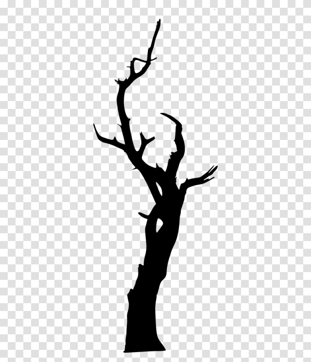 Dead Tree Silhouette, Gray, World Of Warcraft Transparent Png