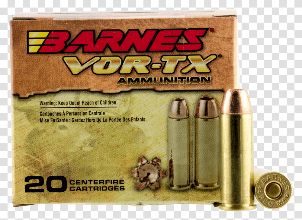 Deadliest 44 Magnum Ammo Transparent Png
