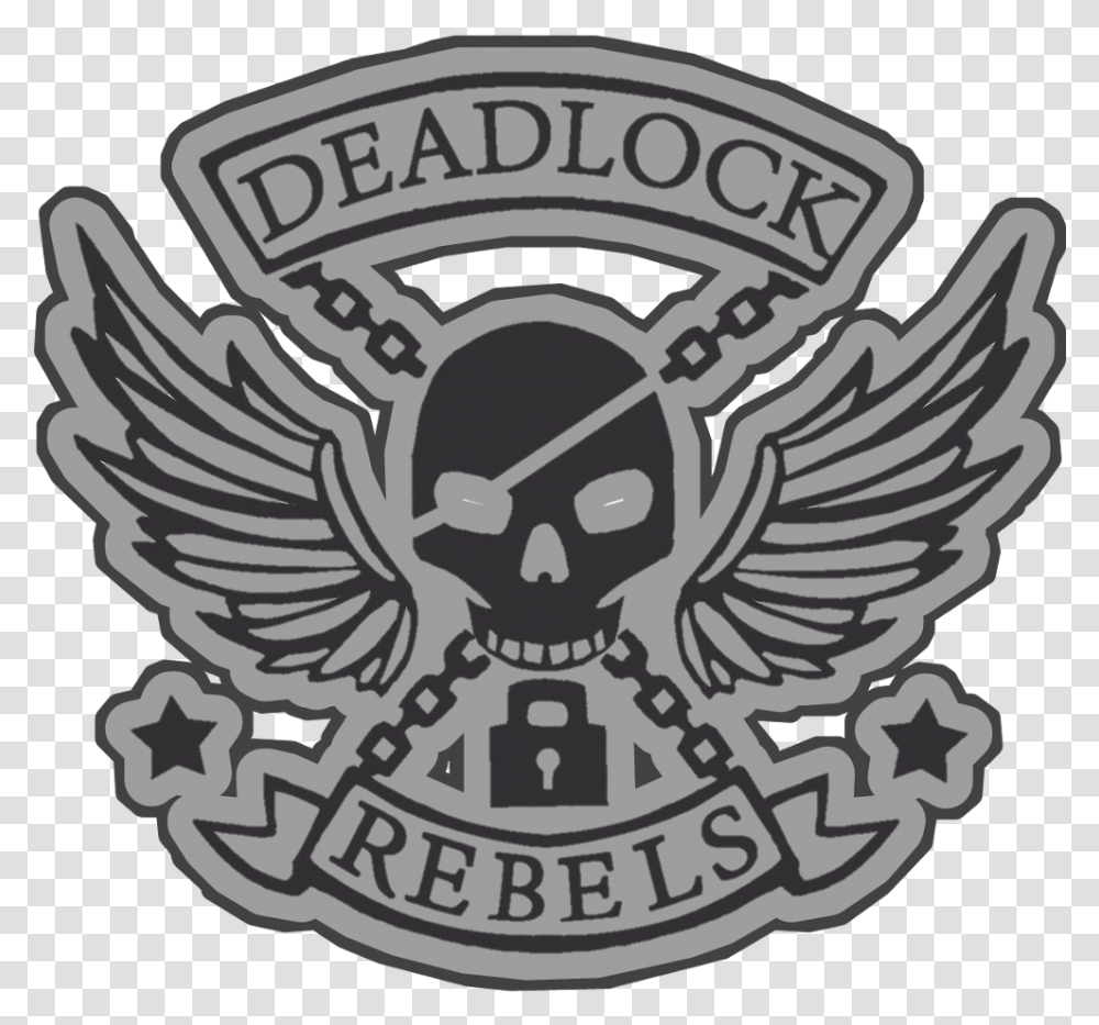 Deadlock Overwatch Ashe Rebel Mafia, Emblem, Logo, Trademark Transparent Png