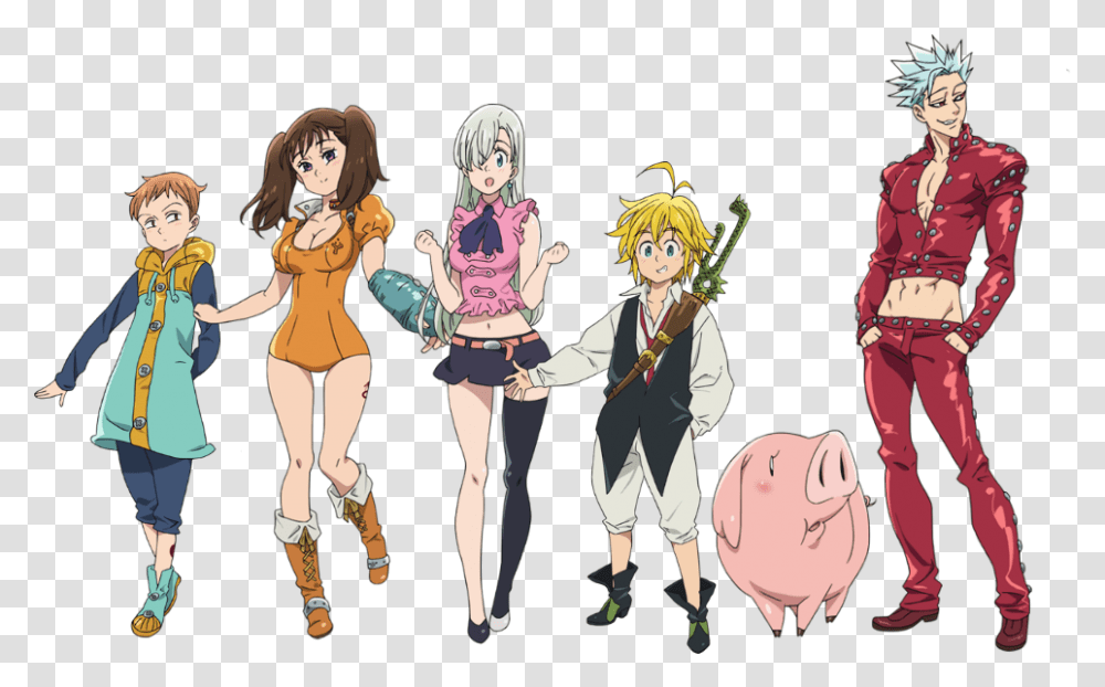 Deadly Sins Justice Seven Deadly Sins And People Seven Deadly Sin Ban Cosplay, Manga, Comics, Book, Person Transparent Png