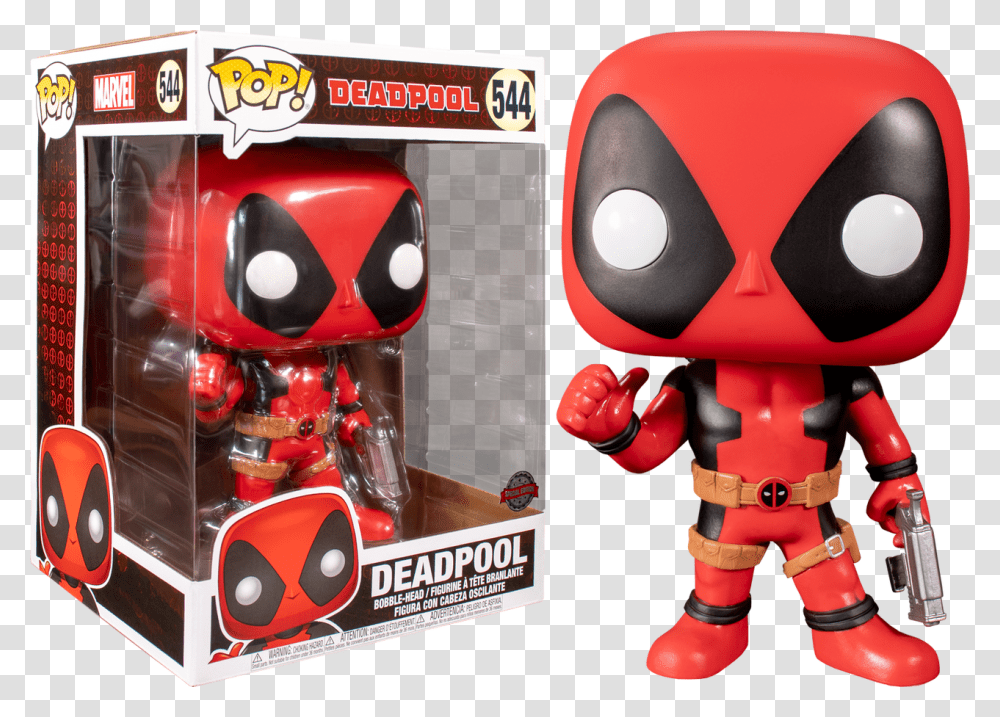 Deadpool 10 Inch Funko, Toy, Robot Transparent Png
