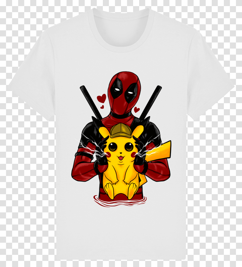 Deadpool And Pikachu Deadpool Pikachu Shirt, Apparel, T-Shirt, Label Transparent Png