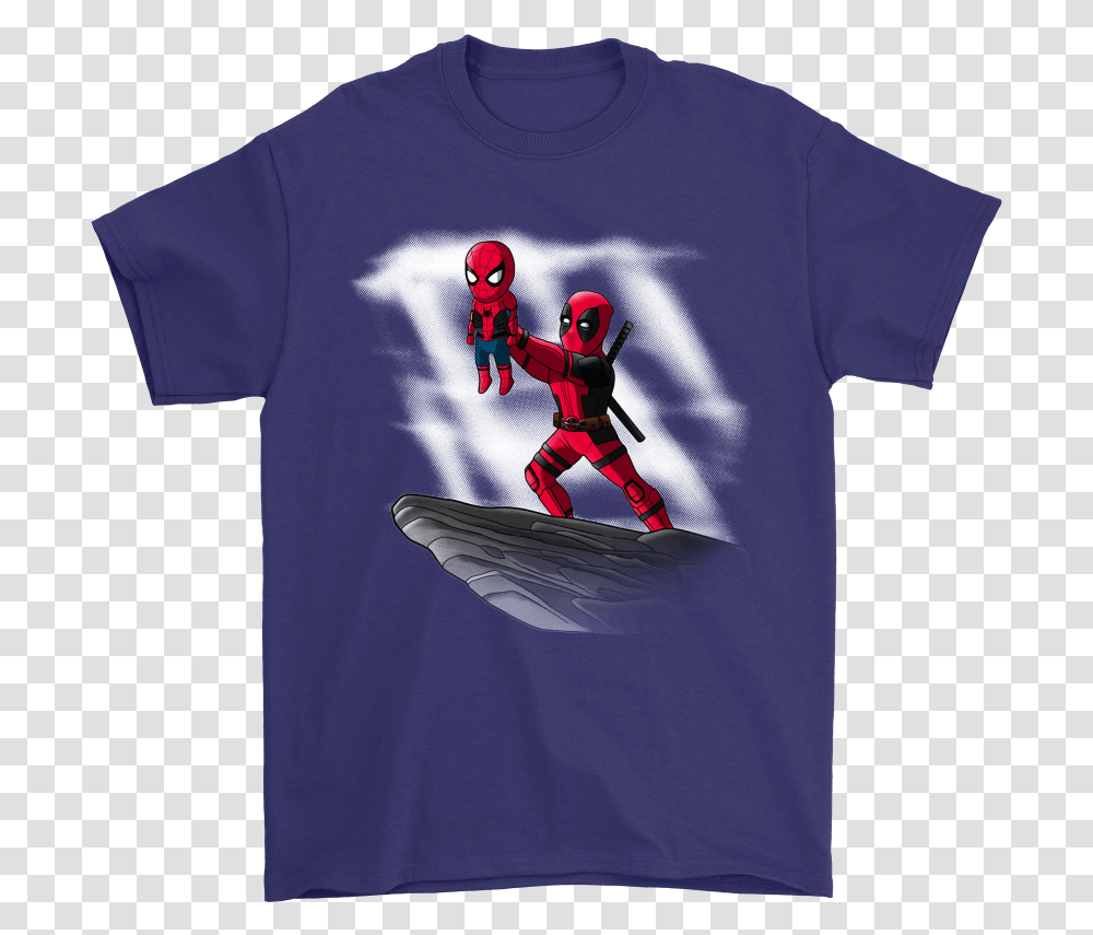 Deadpool And Spiderman Lion King Mashup Shirts Supreme Gucci Bugs Bunny, Apparel, T-Shirt, Person Transparent Png
