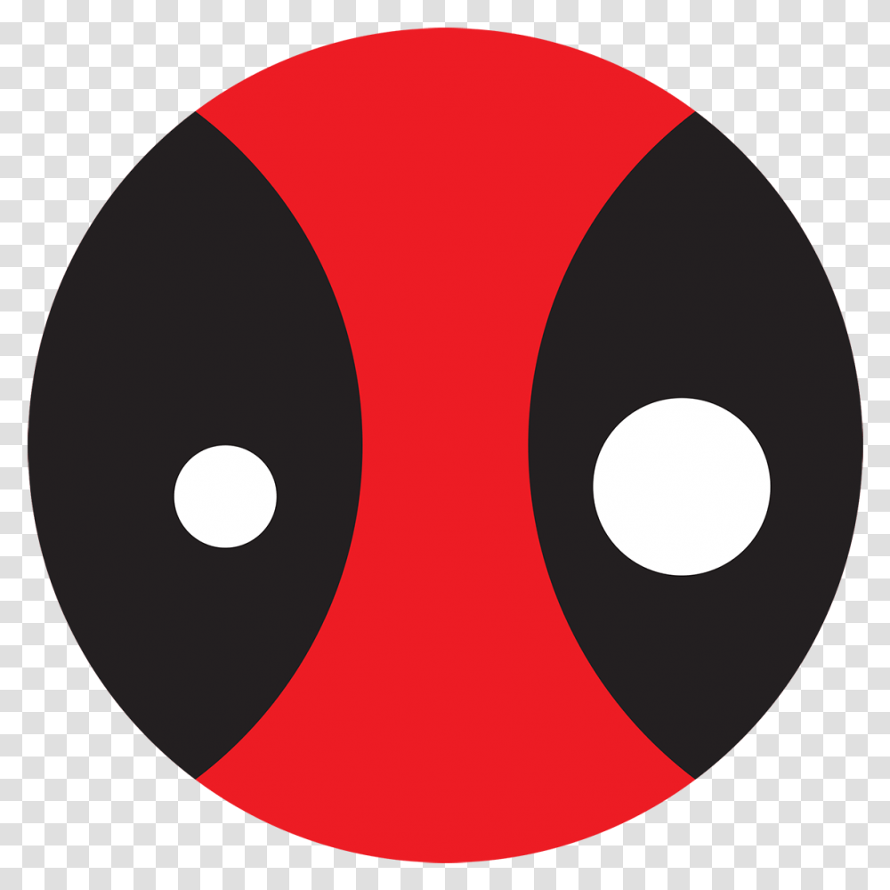 Deadpool Cartoon Mask Icon Circle, Logo, Trademark Transparent Png