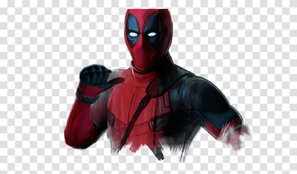 Deadpool, Character, Person, Human, Helmet Transparent Png