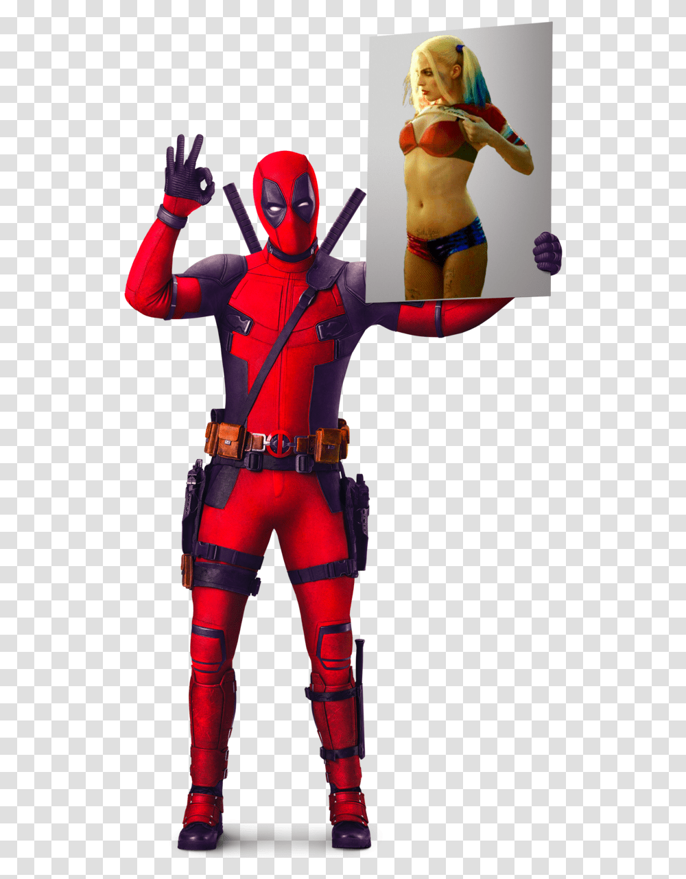 Deadpool, Costume, Person, Human Transparent Png