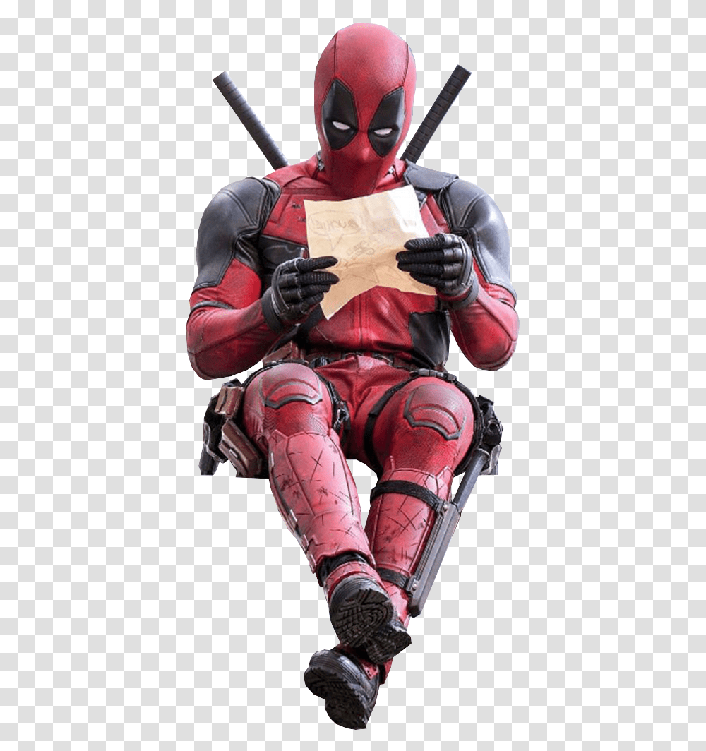 Deadpool Deadpool, Clothing, Costume, Person, People Transparent Png