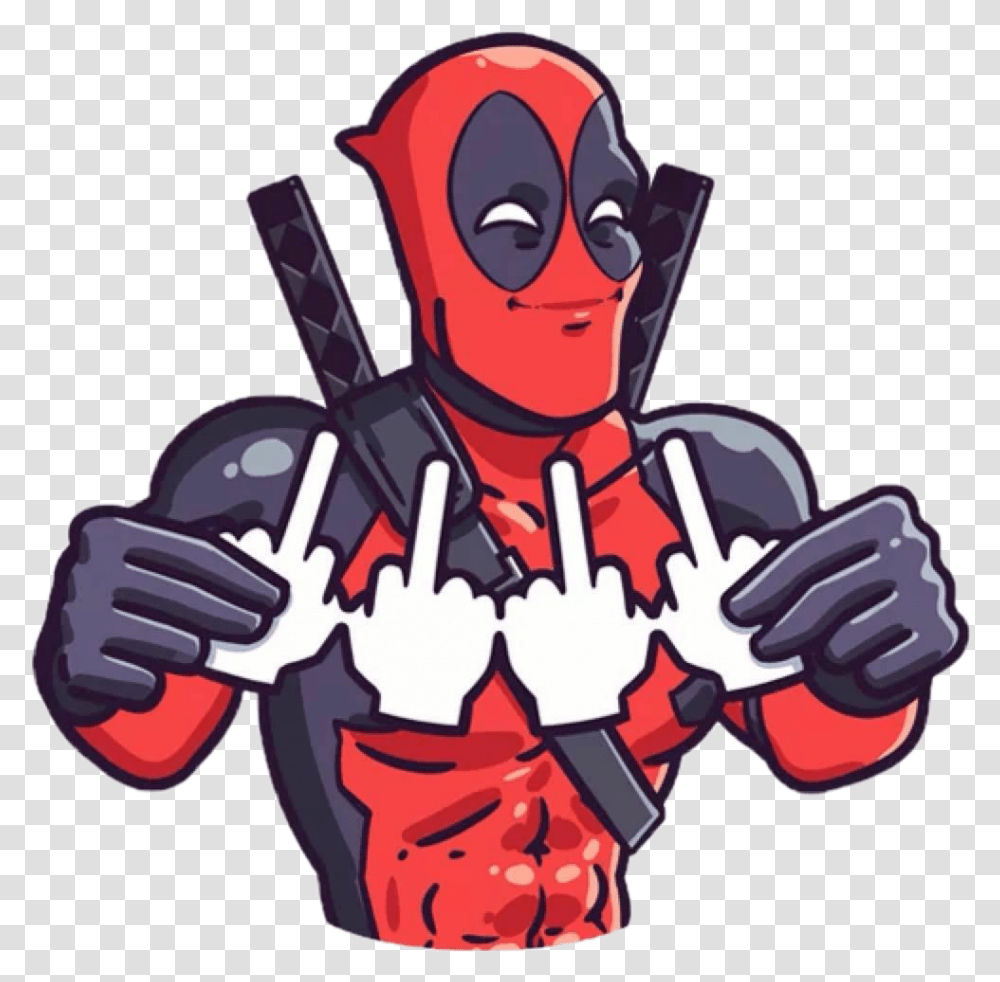 Deadpool Deadpool Middle Finger Sticker, Hand, Fist, Dynamite, Bomb Transparent Png