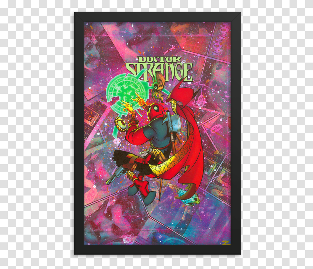 Deadpool Doctor Strange Variant Comic Canvas Framed Painting, Poster, Advertisement, Flyer, Paper Transparent Png
