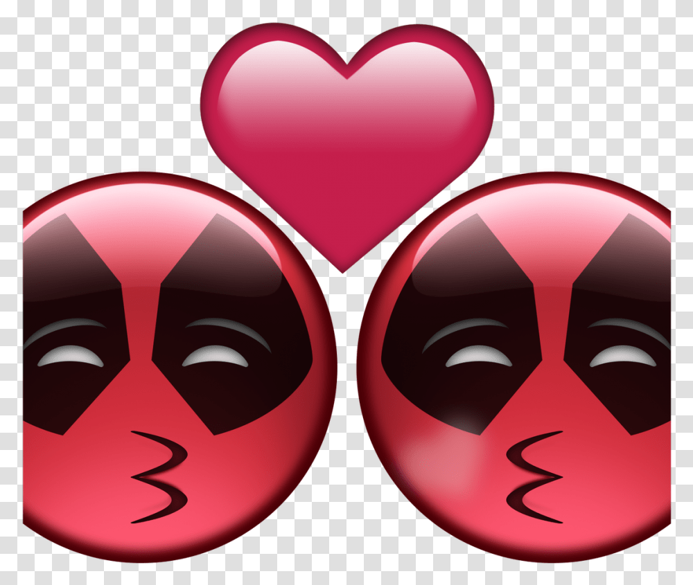 Deadpool Emoji, Balloon, Heart Transparent Png