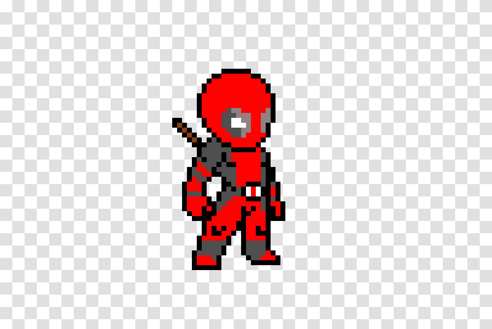 Deadpool Finished Pixel Art Maker, Pac Man, Light, Robot Transparent Png