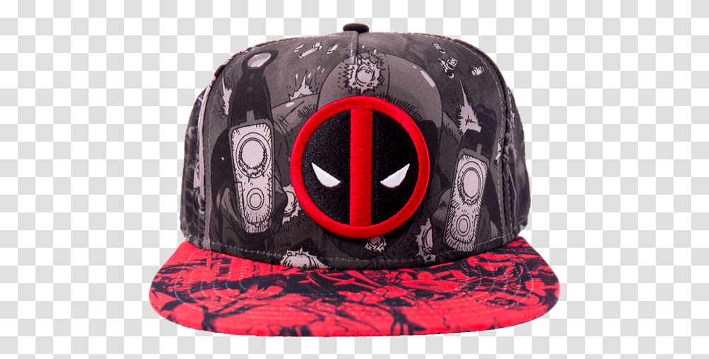 Deadpool Logo Comic Baseball Cap, Cushion, Clothing, Apparel, Accessories Transparent Png