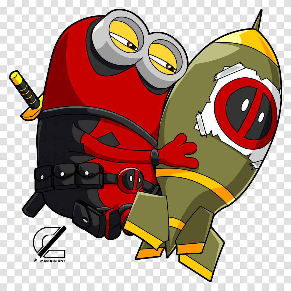 Deadpool Minion, Dynamite, Bomb, Weapon, Weaponry Transparent Png