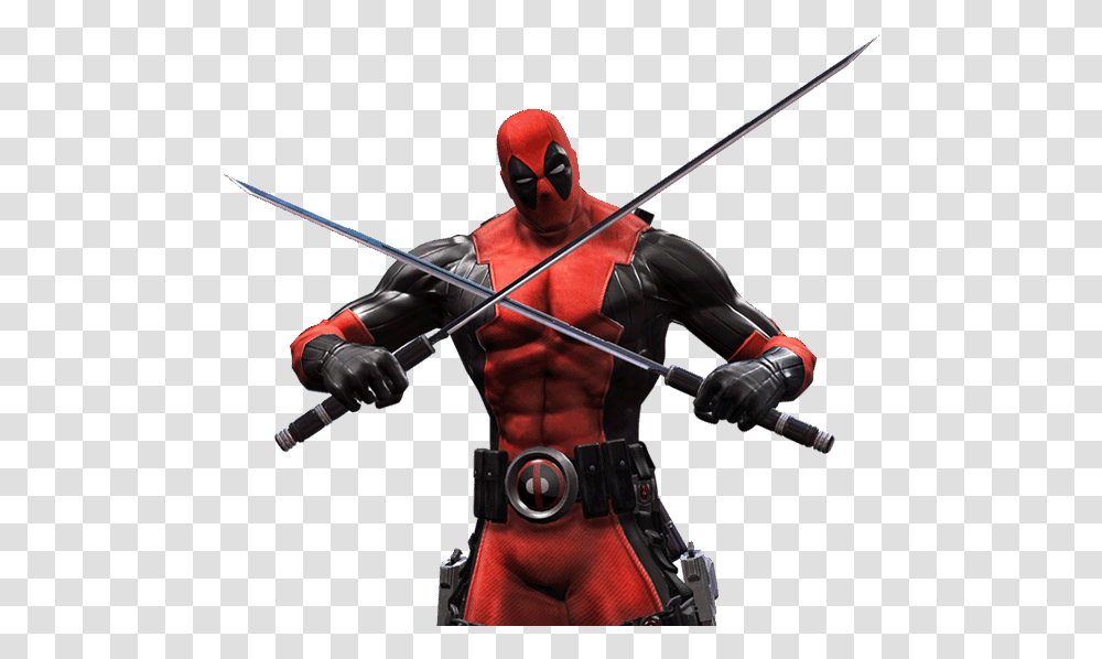 Deadpool, Ninja, Person, Human, Bow Transparent Png