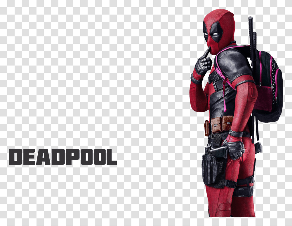 Deadpool No Background, Person, Human, Costume, Military Uniform Transparent Png