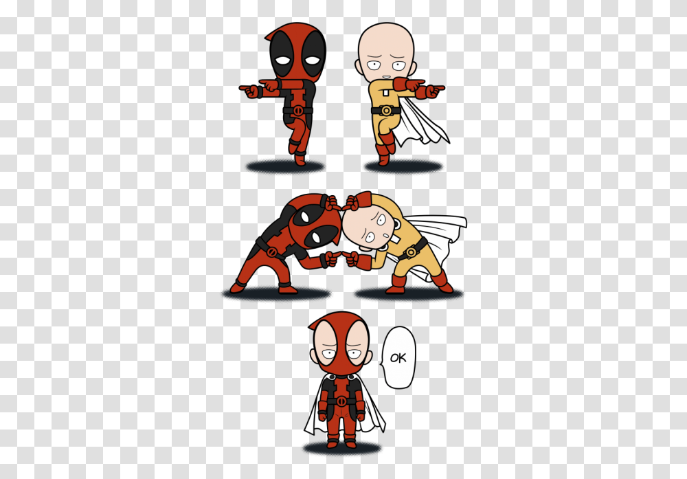 Deadpool One Punch Man, Person, Poster, Elephant, Hand Transparent Png